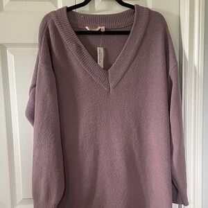 La Vie En Rose Lavender V-Neck pajama dress lounge wear